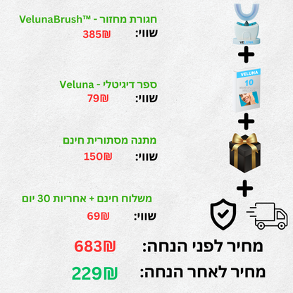 מברשת השיניים - VelunaBrush™