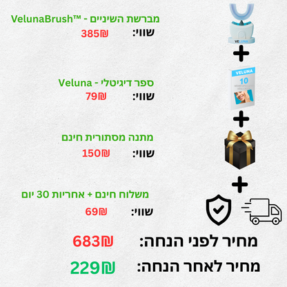 מברשת השיניים - VelunaBrush™